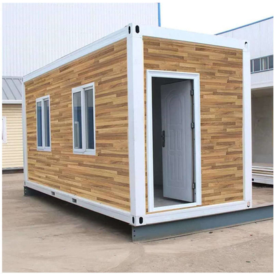 Casas prefabricadas modulares portátiles pequeños contenedores de paquete plano Casa en venta