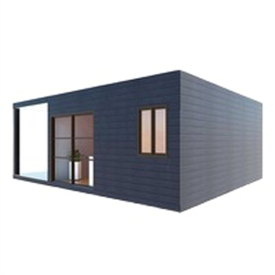 Lujo Color personalizable y vidrio portátil 20FT 40FT Prefab Flat Pack Casa de contenedores con precio de fábrica