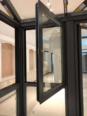 Ventanas y puertas de doble acristalamiento Fabricante Cuadro de aluminio Ventana inclinada y giratoria