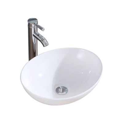 Cubo de lavado de recipientes blancos Cubierta de baño Cerámica Sanitaria Art Cubo de lavado