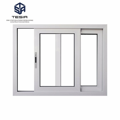 Ventanas y puertas corredizas de aleación de aluminio de alta calidad con doble acristalamiento templado