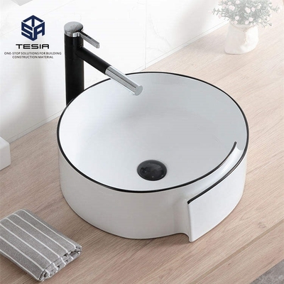 Baño moderno Cerámica Oro Negro Lavadero Cubierta Sanitaria