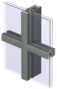 Aislamiento de calor de cristal laminado de aluminio durable fuerte de la pared de cortina