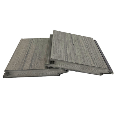 Decking compuesto resistente ULTRAVIOLETA del PVC de 18m m Matt Plastic Wood Grain Flooring