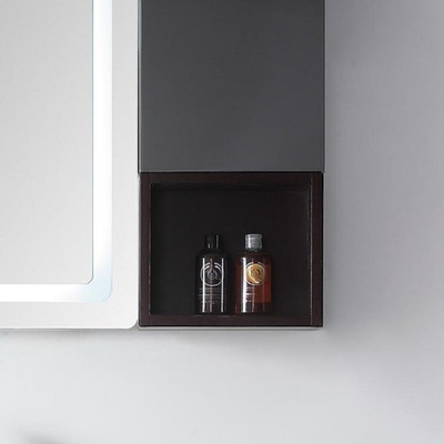 Espejo caliente de la luz de Grey Customized Bathroom Cabinets LED vanidad del baño de 40 pulgadas