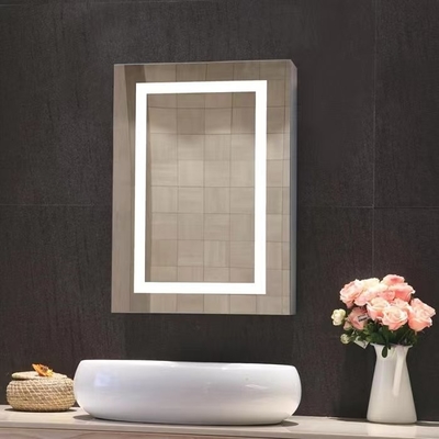 El hotel ahuecó al botiquín elegante del cuarto de baño del LED con el espejo