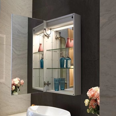 El hotel ahuecó al botiquín elegante del cuarto de baño del LED con el espejo