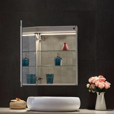 El hotel ahuecó al botiquín elegante del cuarto de baño del LED con el espejo