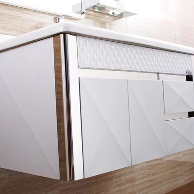 Gabinete de lujo modificado para requisitos particulares de acero inoxidable del espejo de la medicina de 304 gabinetes de cuarto de baño