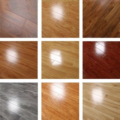 Abrasión laminada 12m m impermeable multicolora del suelo AC2-Ac5 de 8m m resistente
