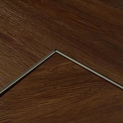 Suelo rígido de madera del proceso estadístico de la base del suelo 4m m del grano ISO14001 con la cerradura del tecleo