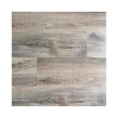 Suelo de madera del tablón del vinilo del tecleo del grano de la prenda impermeable del piso del proceso estadístico del PVC del gris 4m m 5m m 6m m del humo