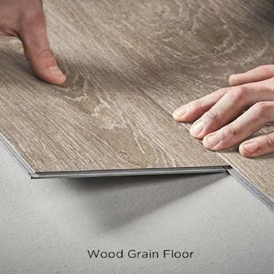 El alto proceso estadístico de madera portador del suelo del grano hace clic el suelo del vinilo de la cerradura