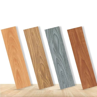 suelo de lujo del vinilo del PVC del proceso estadístico de la teja LVT del vinilo del grano de madera grueso de 1.5m m a de 5.0m m