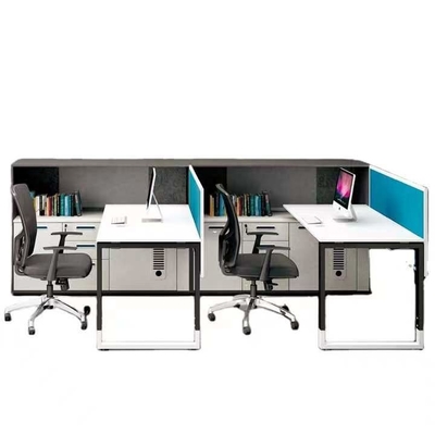 Office Workstations modular moderno divide el panel de la aislamiento del escritorio de 2 4 6 Seater