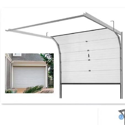 La puerta de aluminio automática del garaje 6063T5 artesona la casa prefabricada rueda para arriba los obturadores de la seguridad