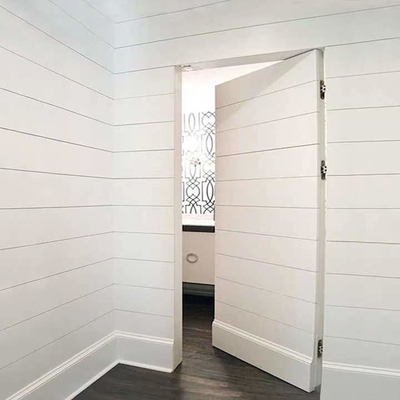 Puertas interiores invisibles resistentes de madera de agua de la puerta del MDF de la abertura del oscilación