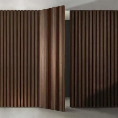 Puertas interiores invisibles resistentes de madera de agua de la puerta del MDF de la abertura del oscilación