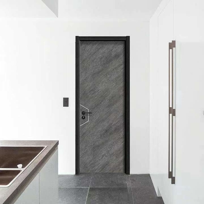 Puerta rasante interior de madera modificada para requisitos particulares del MDF de la madera contrachapada con final de la chapa