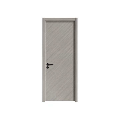 Puertas interiores gruesas de madera del PVC de la puerta 43m m del MDF del aislamiento sano con los marcos