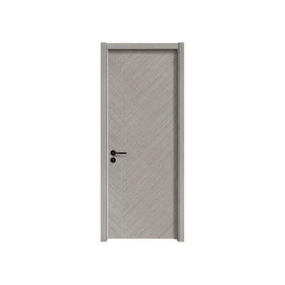 Puertas interiores gruesas de madera del PVC de la puerta 43m m del MDF del aislamiento sano con los marcos