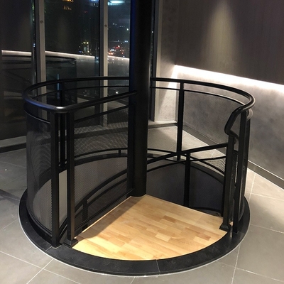 Escaleras de acero confeccionadas del resbalón del ático interior anti negro de la escalera espiral SS304
