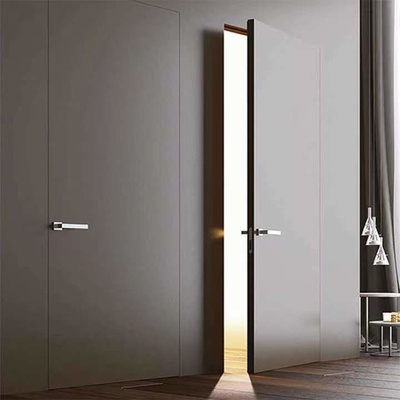 Puertas dobles compuestas externas de la puerta de madera del MDF del polímero de la oficina de la casa