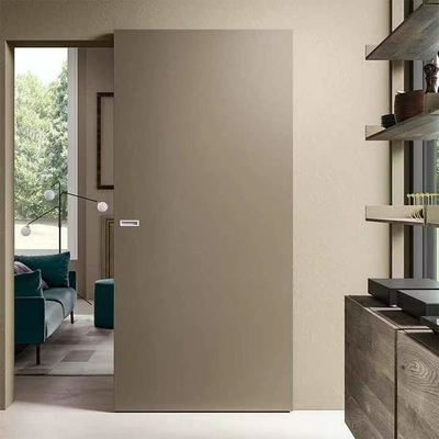 Puertas dobles compuestas externas de la puerta de madera del MDF del polímero de la oficina de la casa