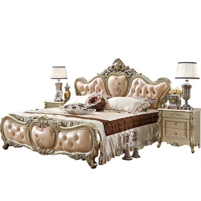 conjunto de dormitorio clásico antiguo del hotel del 180x200CM de la cama de gama alta de la sala de estar