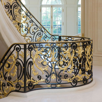 Balaustres antis de la escalera del hierro labrado del moho de Ringhiera Delle Scale Interior Stair Railings