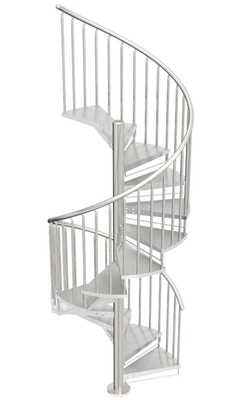 escalera de acrílico transparente de la altura de 1000m m que cerca las barandillas con barandilla de aluminio de lujo para las escaleras