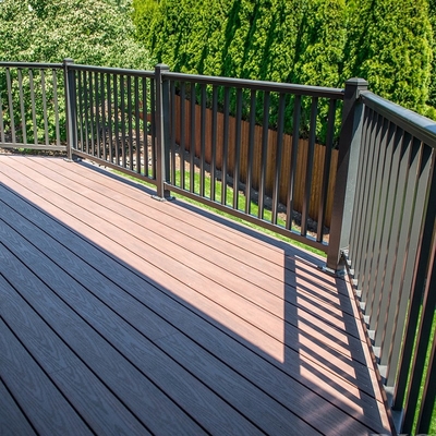barandillas ornamentales modernas del metal de las verjas interiores prefabricadas de aluminio de la escalera 6063T5