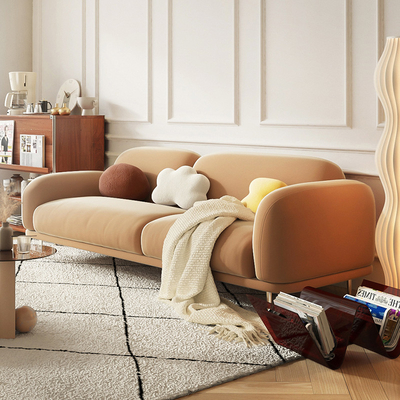 Sala de estar Sofa Sectional Simple Modern Furniture de Seater de la franela 3 del apartamento