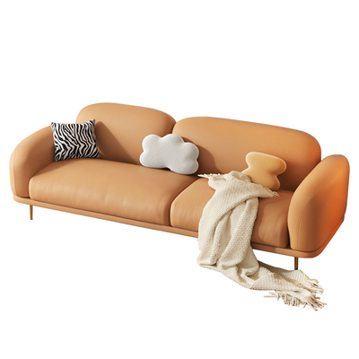 Sala de estar Sofa Sectional Simple Modern Furniture de Seater de la franela 3 del apartamento