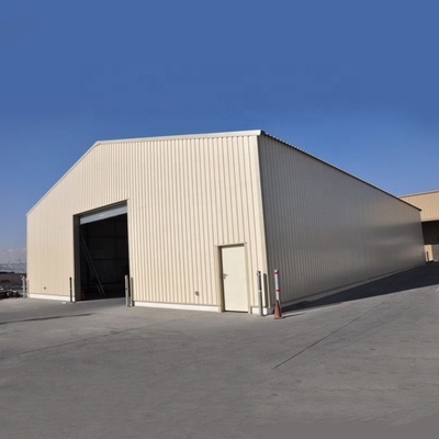El metal grande prefabricado de Warehouse de la estructura de acero de la estructura rápida vierte talleres