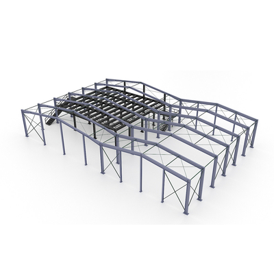 Edificios comerciales del metal prefabricado del taller de la estructura de acero de la prueba del terremoto del SGS BV del ISO