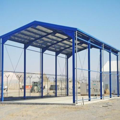 Edificio del metal de la construcción del taller Q235B Q345B de la estructura de acero de la prefabricación