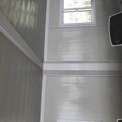 Hogar prefabricado con dos dormitorios de aluminio del contenedor del paquete plano de la casa los 40ft del envase