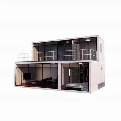 Casa móvil prefabricada de acero del paquete plano del envase de la luz desmontable simple de la casa
