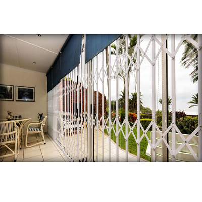 Marco de aluminio Windows del chalet acordeón durable de la parrilla con el ladrón Bars