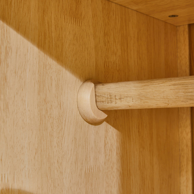 Organizador de lujo modificado para requisitos particulares madera contrachapada del armario del dormitorio del ahorro de espacio del guardarropa