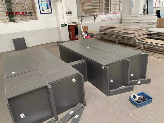 Paseo grande modificado para requisitos particulares madera contrachapada casera moderna del guardarropa en armario abierto del estilo
