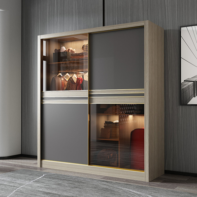 Guardarropa de la puerta deslizante del MDF