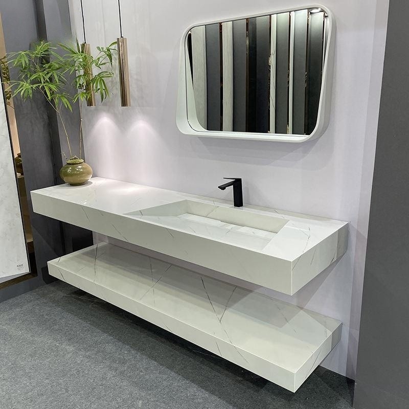 Fregadero doble del lavabo del nuevo del diseño del lavabo del color cuarto de baño sanitario blanco italiano de las mercancías
