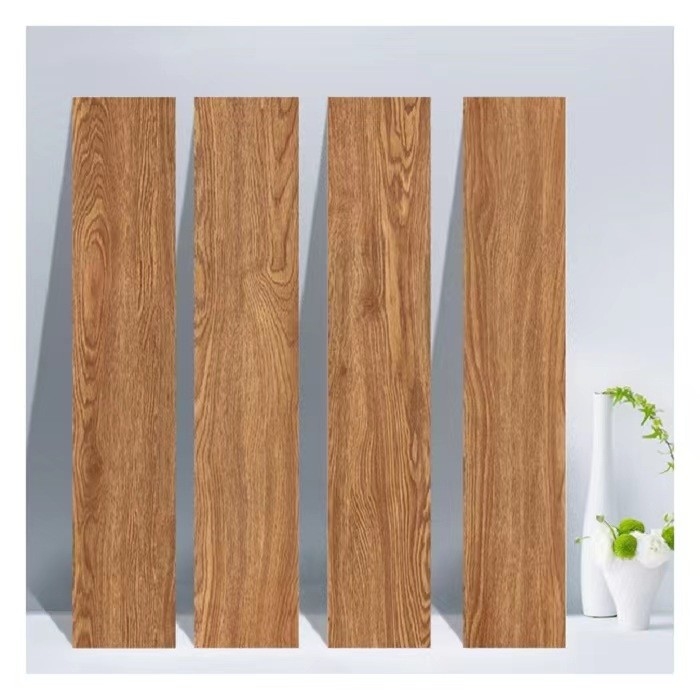 Baldosas autas-adhesivo 6x36 del vinilo de los tablones de madera de la cáscara y del palillo de la prueba de resbalón”