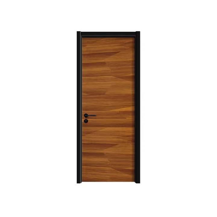 Puertas interiores gruesas de madera del PVC de la puerta 43m m del MDF del aislamiento sano con los marcos