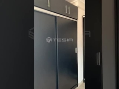 paseo de encargo de madera modular del diseño moderno de los muebles del Tesia-dormitorio en guardarropa del armario