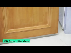 Puerta de madera contrachapada de teca delantera de la casa de la habitación interior del último diseño de la puerta de madera