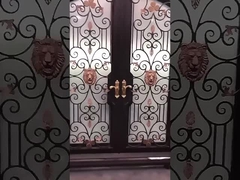 Casa Principal Nuevo estilo Puertas de hierro forjado Precio Nueva puerta de acero