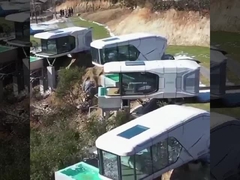 Casa modular moderada de la vaina del envase del café de la tienda prefabricada movible de cristal de la tienda de la estructura de acero